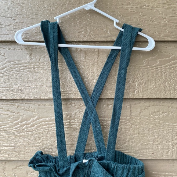 Zara Girls green overall skirts size 13/14 - Picture 4 of 14